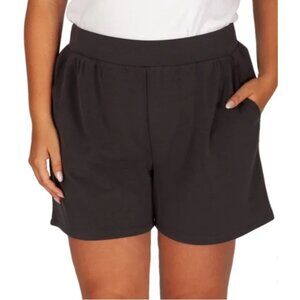 LazyPants Women's Luxe Short (Charcoal, X-Large)